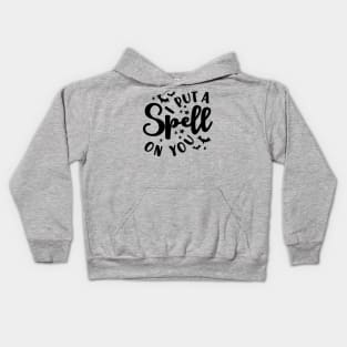 I Put A Spell On You Halloween Fall Cute Kids Hoodie